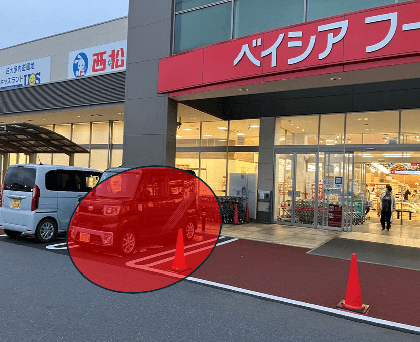 店頭駐車場スペース 販促プロモーションに最適な屋外催事イベントスペース