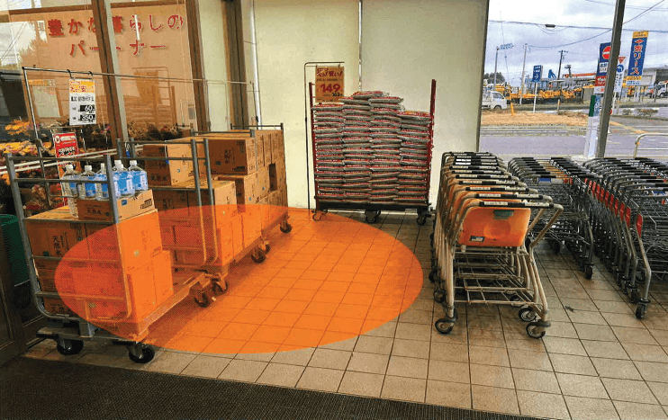 各種プロモーションに最適な風除室催事イベントスペース