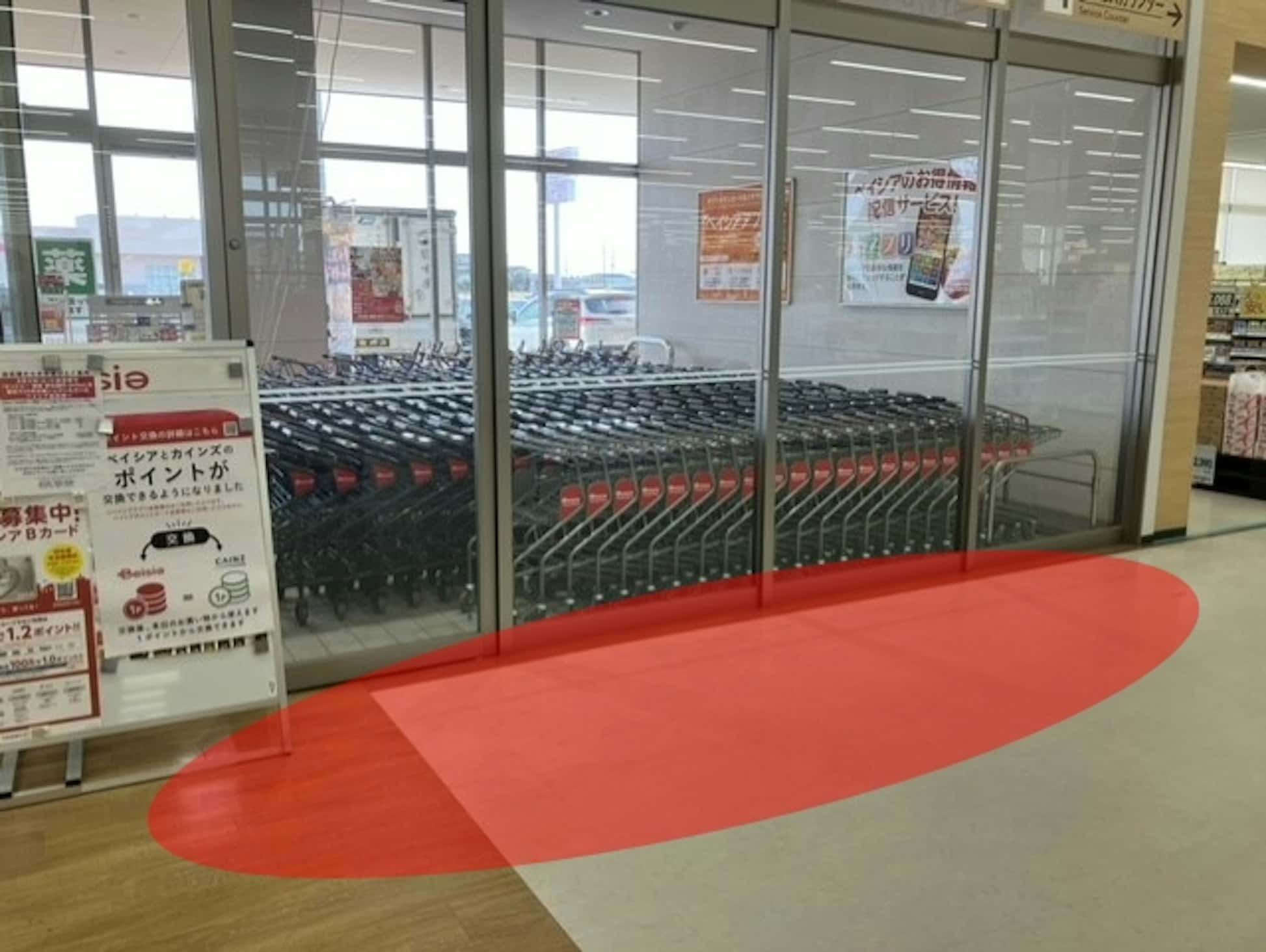 各種プロモーションや食物販に最適な店内入口前催事イベントスペース